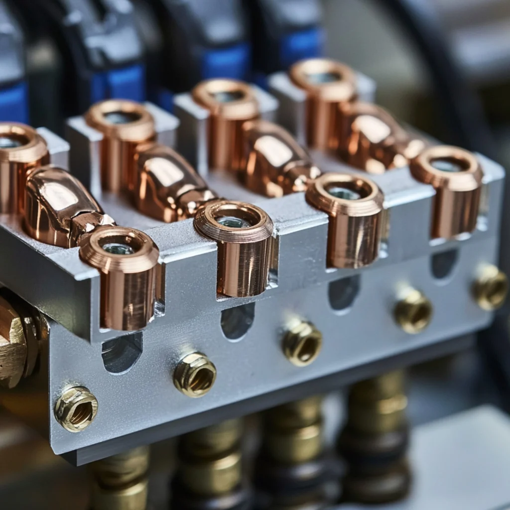 Maintain copper laminated connectors