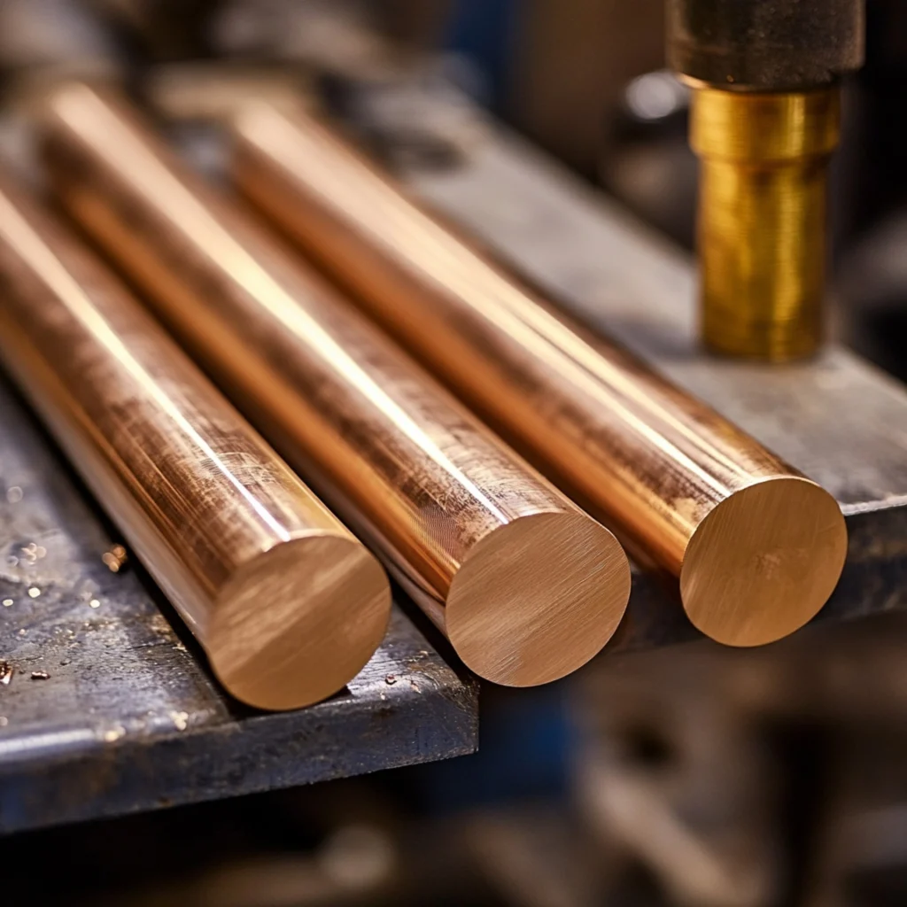 Copper Round Bar CNC Machining and Fabrication