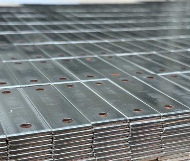 Tin plated copper busbars stacked at ILF